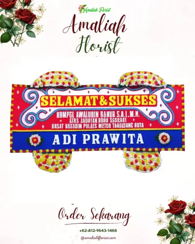 Karangan Bunga Ucapan Selamat di Kreo